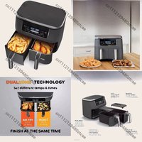Ninja DZ201 Foodi 6-in-1 2-Basket Air Fryer DualZone Technology