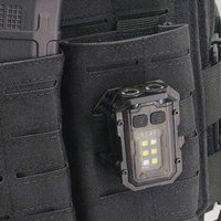 New EDC Tactical Flashlight Portable Mini Light Outdoor Camping Hiking Tools For Tactical Vest Molle System 25mm Backpack Strap