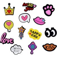 Hot Sale 1Pcs PVC Shoe Charms Pin for Crocs Accessories Clog Bracelet Wristband Decoration Party Favor Gifts