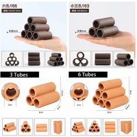 Clay Aquarium Decoration Fish Shrimp Play Hiding Cave Shelter Betta Fish Pleco Hideaway Breeding Container Fish Tank Accessories