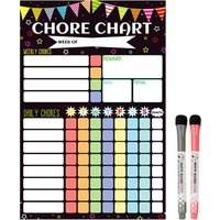 Magnetic Chore Chart Weekly Visual Schedule For Kids Magnetic Dry Erase Board Reward Chart For Toddlers Kids Teenagers Adults