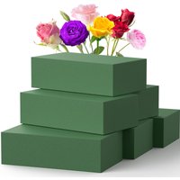 1/3/6Pcs Wet Fresh Floral Foam Blocks for Fresh Artificial Flowers Arrangement Decoration Home Wedding Party Holiday Decoration