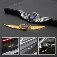 Car Metal Body Trunk Wings Badge Sticker Decoration Auto Accessories For Ford Ranger Mustang Kuga Mondeo Fiesta Explorer STLine
