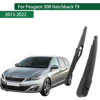 For Peugeot 308 Hatchback T9 2013-2018-2022 Rear Wiper Blade Arm Set Rear Window Windshield