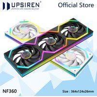 UPSIREN NF360 ARGB Computer Case Integrated fan,Four sided lens one-line Connection/CD pattern/Hydraulic bearings cooling fans