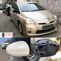 Car Accessories Rearview Mirror Cover For Toyota Prius 2010~2016 Models Rearview Mirror Housing Without Turn Signal
