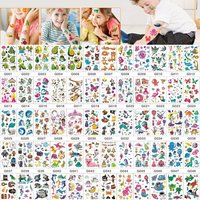 60PCS Temporary Tattoos Mini Transfer Tattoos Boy Girl Child Waterproof Fake Tattoos Stickers ZS157