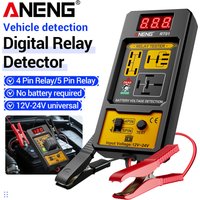 ANENG 12-24V Relay Detector RT01 Digital Universal 4/5 Pins Car Battery Vehicle Detection Digital Display Voltage Battery Tester