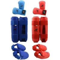 Taekwondo karaté boxe jambe main pied protecteur ensemble Sparring équipement tibia bandes gants sport MMA enfants adultes équipement