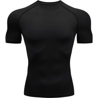 Hommes course Compression T-shirt à manches courtes Sport t-shirts Gym Fitness sweat mâle Jogging survêtement Homme athlétique chemise hauts
