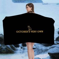 Fashion Drake OvO OWL Microfiber Printed Beach Towel Mountain Climbing Yoga Beach Swimming Running Absorbent Soft Towel