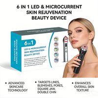 Ager Booster Pro Lifting Face Neck therapy Wand LED Vibration Massager EMS Microcurrent Beauty Device