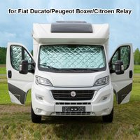 Car Sun Visors For Fiat Ducato 2006-2022 Internal Thermal Blinds 7 Layers Cover Windscreen Auto Sunshades Interior Accessories