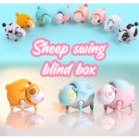 Cute Pet Swinging Sheep Blind Box Electric Toy Ornaments Doll Good Luck Continuous Kid Gift Mystery Box