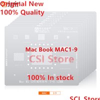AMAOE MAC1-9 Stencil For MACBOOK Series MAC Pro M1 M2 A2159 A1706 A1707 A1534 Power Charge IC CPU/RAM SSD DDR WIFI 339S00883