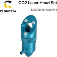 Cloudray CO2-Laserkopf für Lasergravur-Schnittmaschine der K40-Serie, Linsendurchmesser 15/18 mm, Brennweite 50,8 mm, Spiegel 20 mm