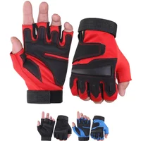AliExpress NONE MuqiNush Men's Half Finger Glove Fingerless Breathable Non-Slip Workout Tactical Combat Shooting Motorcycle Weight Lifting Sport