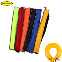 Daiseanuo-PFD Automatic Inflatable Life-Saving Belt, 100N Life Vest, Self-Inflatable Swimmer, Round Buoys, Boating Lifejacket