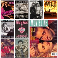 Wild At H-Heart MOIVE Poster Self-adhesive Art Waterproof Paper Sticker Coffee House Wall Decor