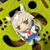 2027 New 10CM Anime Pretty Derby Oguri Cap Plush Cosplay Cute Stuffed Body Plushie Cotton Figure Model Birthday Gifts