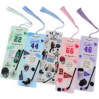 Off campus ice hockey romantic story acrylic bookmark, printed with characters from the novel "Briar University".