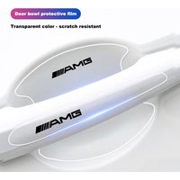 8Pcs TPU Car Door Handle Film Anti Scratch Stickers Decal For Mercedes Benz AMG GLE GLS CLA CLE GLC CLS GLA W223 W213 W206 W464