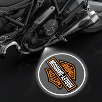 2pcs Motorcycle Laser Led Projector Logo Light Wireless Motorcycle Night Light Props for Harley Davidson Electra Glide Ultra 114