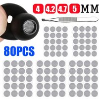 Earphone Dustproof Net 4mm 4.2mm 4.7mm 5mm Mesh Net DIY Filter In-ear Headphones Anti-dust Protector Covers Earphone Accessories