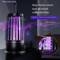 PlugUSB-powered for Mute Mosquito Killer Lamp Portable Electronic Pest Repellent Anti Mosquito UV Light Indoor Outdoor Camping