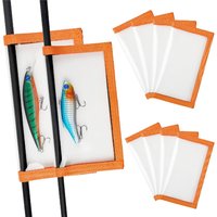 4Pcs Fishing Lure Wraps Durable Clear PVC Lure Covers Fishing Hook Covers Bait Storage Protector Saltwater Gear fishing bag