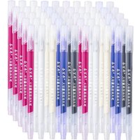 1-100Pcs Large capacity Heat Erasable Magic Marker Gel Pen, 5 Colors High Temperature Disappearing Fabric DIY Craft Sewing Pens