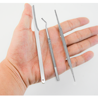 Stainless Steel Ingrown Toenail File and Lifter - Double Sided Nail Cleaner Tool for Easy and Safe Removal of Ingrown Toenails