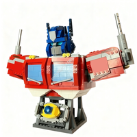 849pcs MOC TF Optimus Prime Bust Model Building Blocks Construction Toys DIY Christmas Gifts Creative Idea Education Brick
