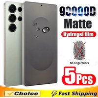5Pcs Matte Hydrogel Film for Samsung S25 S24 S23 S20 S21 S22 Ultra FE S10 Plus Screen Protector for Galaxy Note 20Ultra 10 Plus