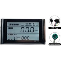 SW900 Electric Scooter LCD Display Meter Control Panel 5pin 24/36/48V E-Bike Bicycle Liquid Crystal LCD Instrument Communication