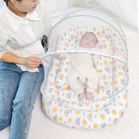 Multi-Function Travel Baby Nest Portable Baby Bed Crib Foldable Babynest Bassinet Infant Sleeping Children's Bed with Mosquito
