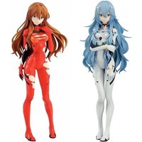 Hot Genesis Evangelion Anime Figure EVA Ayanami Rei Asuka Two-Dimensional Model Chassis Desktop Ornament Gift Doll Toys