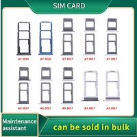 Sim Card Micro SD sim Tray Socket Slot Adapter Connector Reader For Samsung Galaxy A7 A5 A3 2018 2017 A750 A720 A320 Container
