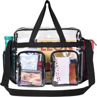 Mini Large Capacity Backpack Travel Handbag Clear Bag Transparent Purse Shoulder Bag