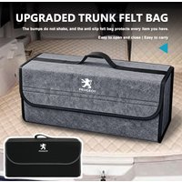 For Peugeot Car Trunk Storage Box Organizer Foldable Stowing Tidying Container Bag 206 207 208 107 106 807 407 508 205 4008 301