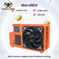 BitaxeMiner NerdQX 8TH/s Bitcoin Solo Miner ASIC BM1370 Open Source Personal Blockchain Virtual Currency Mining Machine Home Use