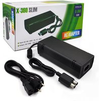 EU/US Plug Replacement Power Supply 110-240V AC Adapter Charger with Cable US EU UK Plug for Xbox 360 Slim Console