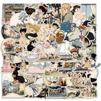 50PCS Comic World Stickers Exquisite Handbooks Material Phone Cases Laptop Suitcases Water Cups Waterproof Stickers