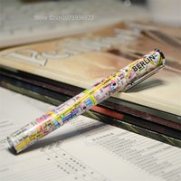 Lovely Benovel Berlin Map Fountain Pen Metal Ballpoint Pen 0.6mm Nib Calligraphy Pen Luxury Office Supplies Writing Pens