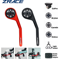 ZRACE Bicycle Computer Camera Mount Holder Out Front Bike Mount for IGPSPORT Garmin Bryton Wahoo GoPro