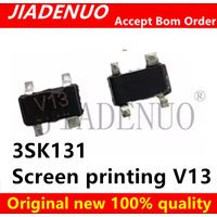 (5pcs)100% New 3SK131 Screen printing V13 V11 RF Amplifier MOS tube N channel SOT143 chipset
