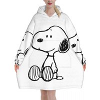 Merry Christmas Snoopy Blanket Hoodie, Gifts For Friends, Xmas Gifts