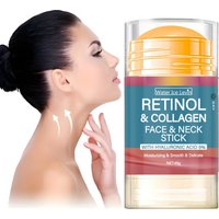 Retinol & Collagen Face & Neck Stick with 5% Hyaluronic Acid, Day & Night Use, Moisturizes & Smoothes for Elastic Skin