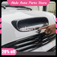 abdo Carbon Fiber Bonnet Scoop For Mini Cooper R53 Fiberglass Hood Vent FRP Unpainted Front Air Duct Cover Engine Intake Trim Bo