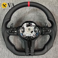 For BMW F30 F10 F15 F36 F20 F22 F25 F32 M3 M5 E84 E87 E70 E90 E91 Leather Car Steering Wheel